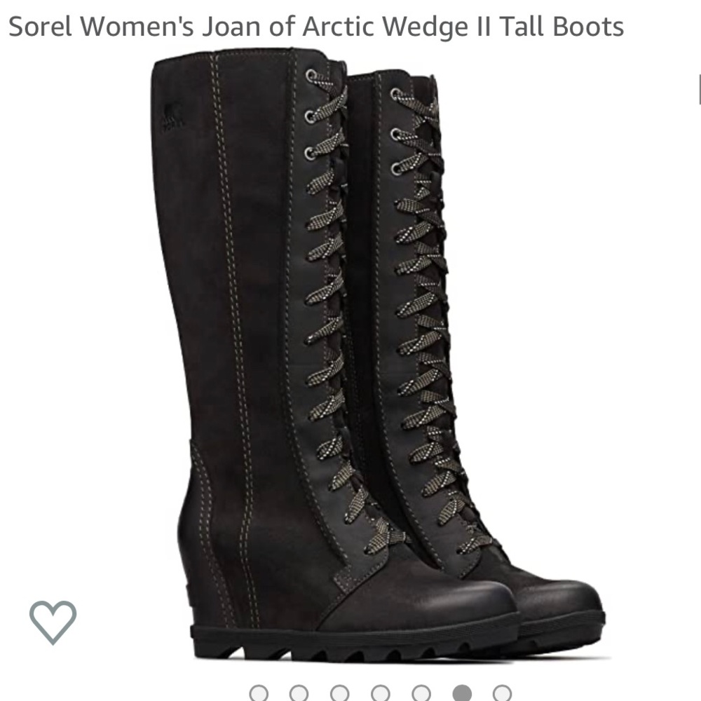 Sorel Joan of Arctic Wedge ll Tall size 8